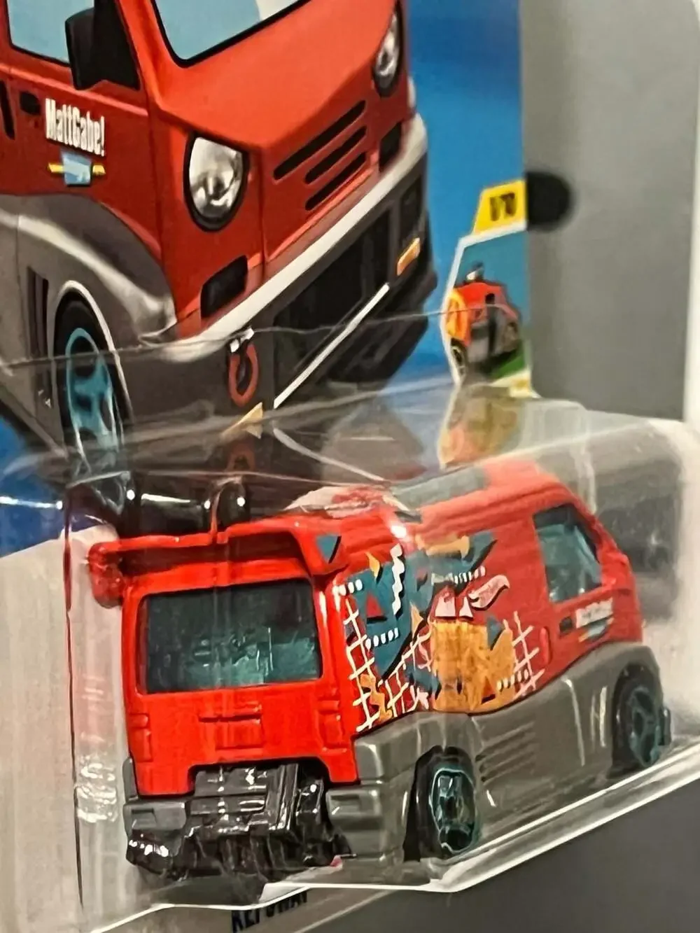 💥2025 Hot Wheels HW Art Cars Kei Swap 1/10 Red Diecast Vehicle 11/250